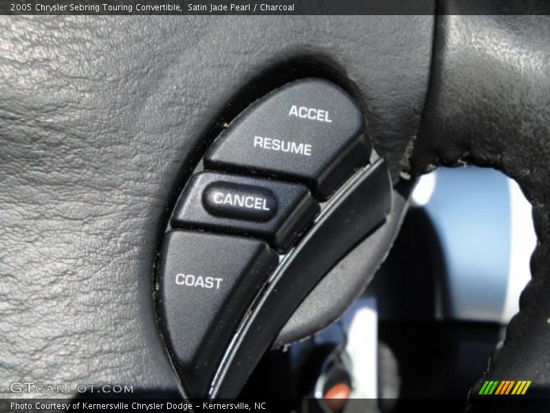 Satin Jade Pearl / Charcoal 2005 Chrysler Sebring Touring Convertible