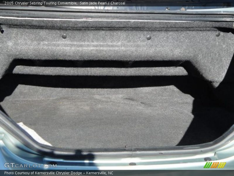 Satin Jade Pearl / Charcoal 2005 Chrysler Sebring Touring Convertible