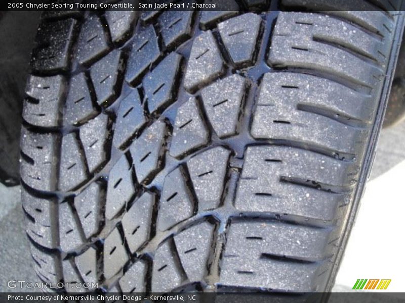 Satin Jade Pearl / Charcoal 2005 Chrysler Sebring Touring Convertible