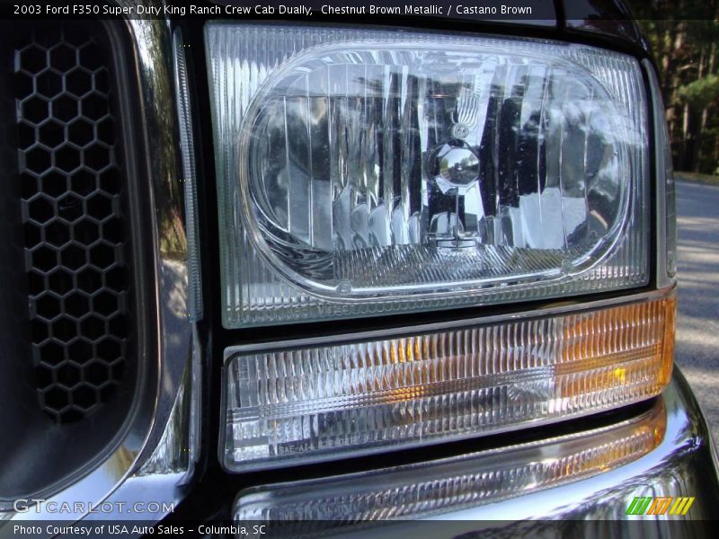 Chestnut Brown Metallic / Castano Brown 2003 Ford F350 Super Duty King Ranch Crew Cab Dually