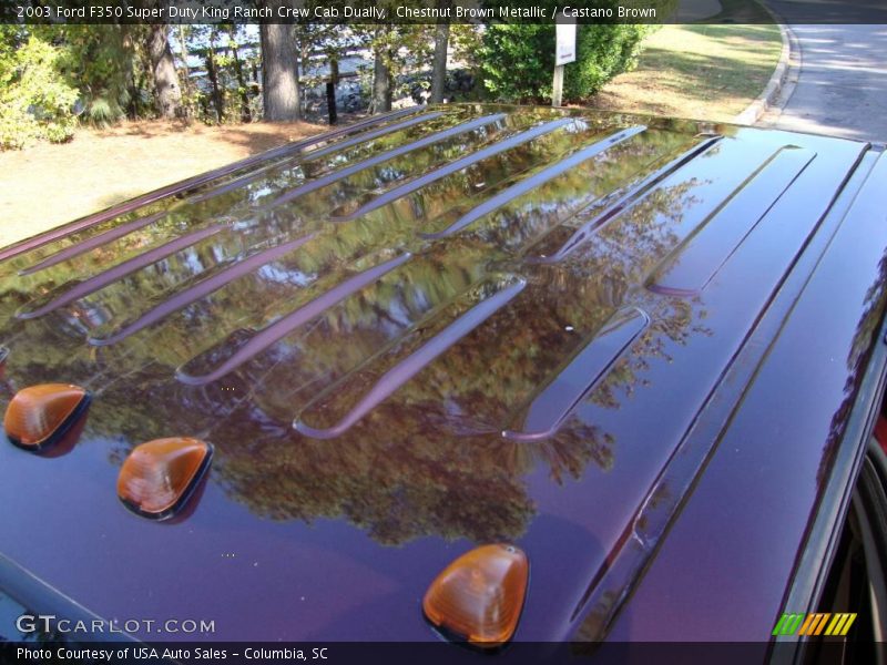 Chestnut Brown Metallic / Castano Brown 2003 Ford F350 Super Duty King Ranch Crew Cab Dually