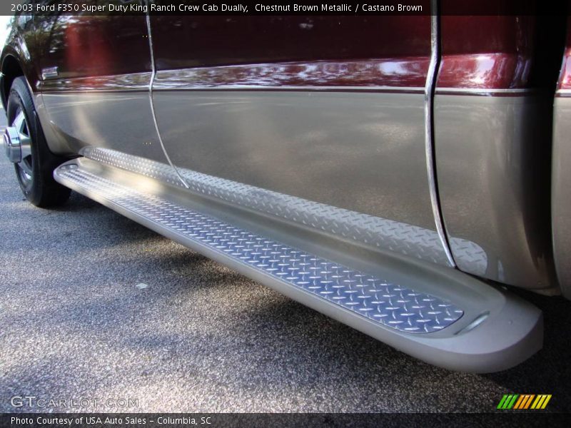 Chestnut Brown Metallic / Castano Brown 2003 Ford F350 Super Duty King Ranch Crew Cab Dually
