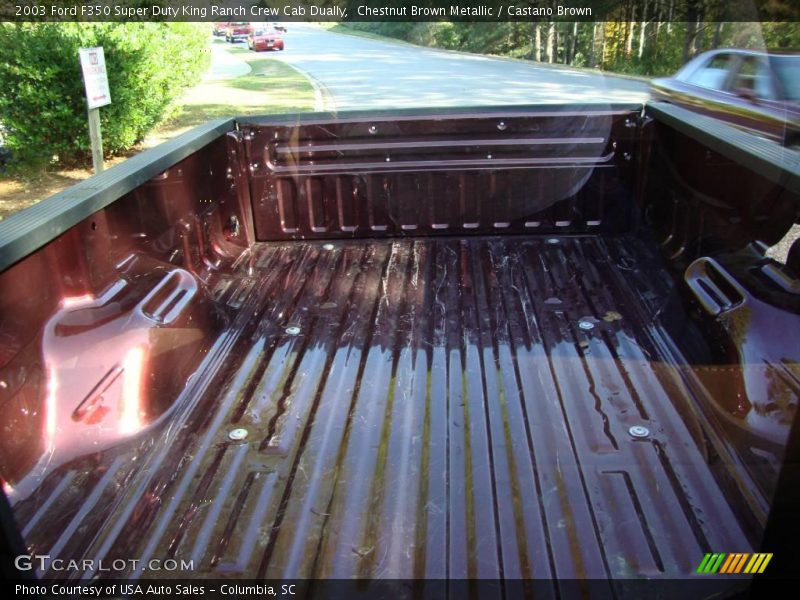 Chestnut Brown Metallic / Castano Brown 2003 Ford F350 Super Duty King Ranch Crew Cab Dually