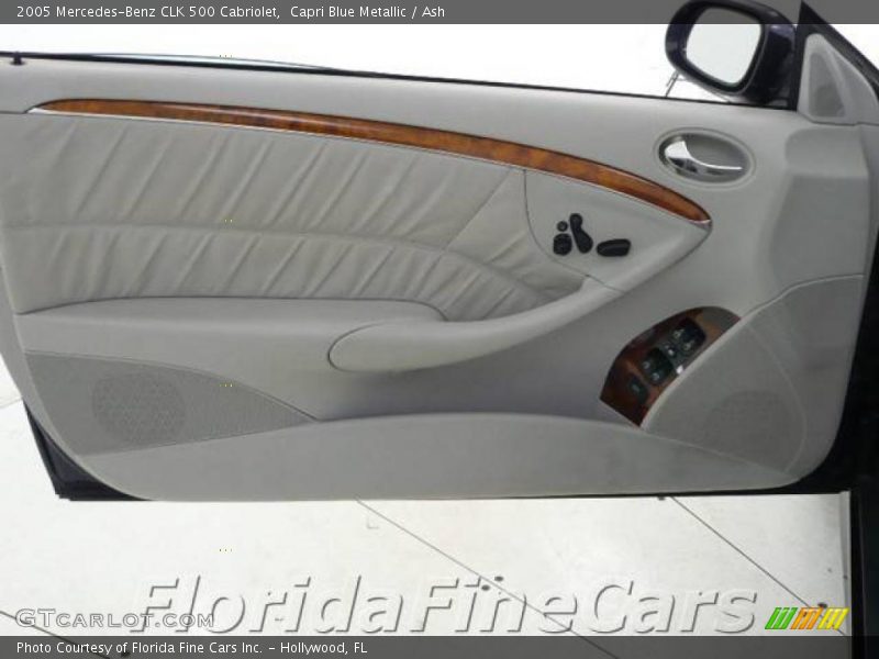 Capri Blue Metallic / Ash 2005 Mercedes-Benz CLK 500 Cabriolet