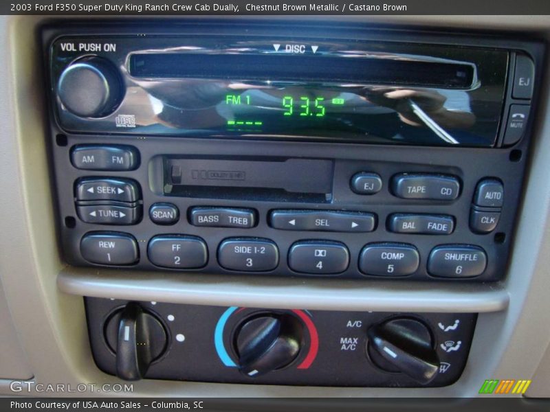 Chestnut Brown Metallic / Castano Brown 2003 Ford F350 Super Duty King Ranch Crew Cab Dually