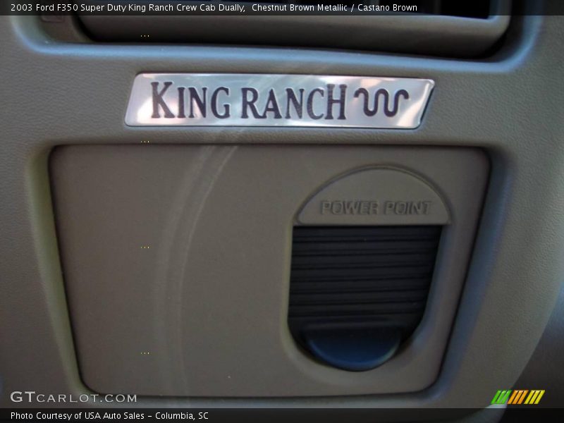 Chestnut Brown Metallic / Castano Brown 2003 Ford F350 Super Duty King Ranch Crew Cab Dually