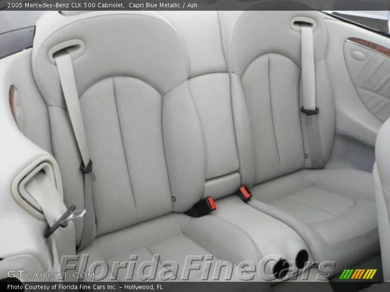 Capri Blue Metallic / Ash 2005 Mercedes-Benz CLK 500 Cabriolet