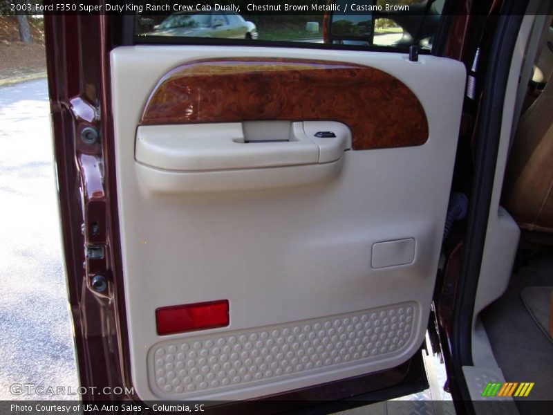 Chestnut Brown Metallic / Castano Brown 2003 Ford F350 Super Duty King Ranch Crew Cab Dually