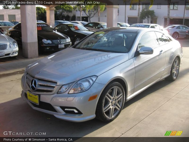 Iridium Silver Metallic / Ash Gray 2010 Mercedes-Benz E 550 Coupe