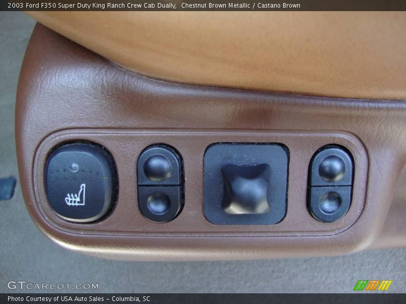 Chestnut Brown Metallic / Castano Brown 2003 Ford F350 Super Duty King Ranch Crew Cab Dually