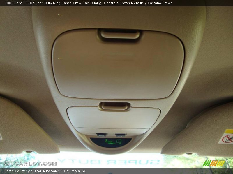 Chestnut Brown Metallic / Castano Brown 2003 Ford F350 Super Duty King Ranch Crew Cab Dually