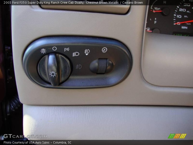 Chestnut Brown Metallic / Castano Brown 2003 Ford F350 Super Duty King Ranch Crew Cab Dually