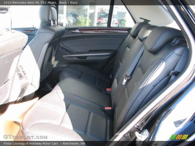 Black / Black 2010 Mercedes-Benz ML 350 4Matic