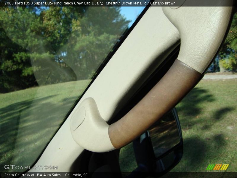 Chestnut Brown Metallic / Castano Brown 2003 Ford F350 Super Duty King Ranch Crew Cab Dually