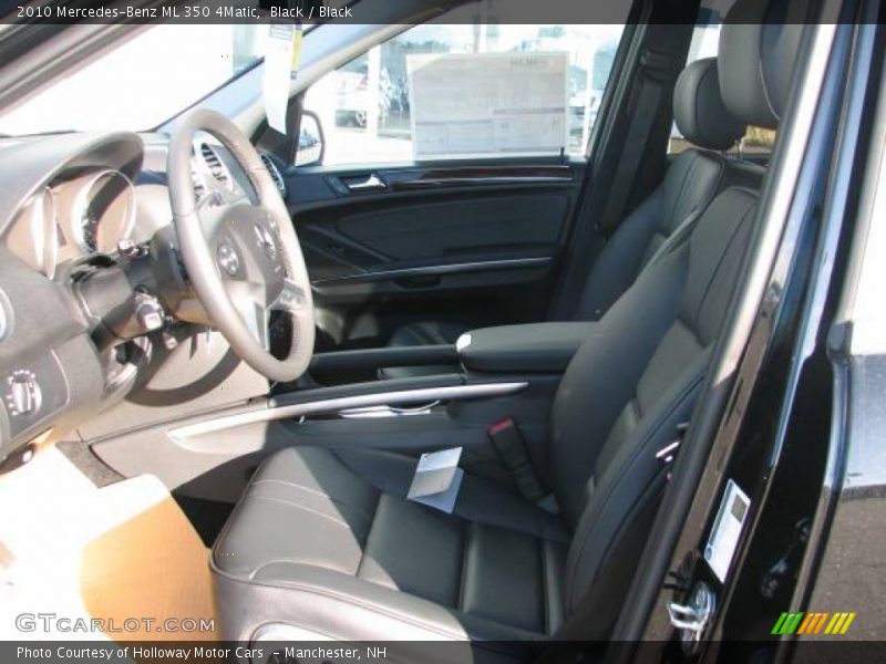 Black / Black 2010 Mercedes-Benz ML 350 4Matic