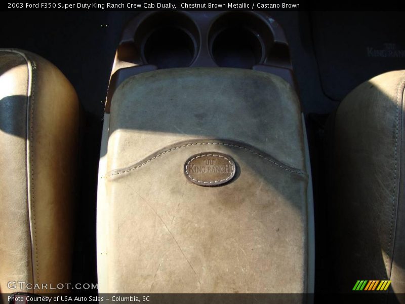 Chestnut Brown Metallic / Castano Brown 2003 Ford F350 Super Duty King Ranch Crew Cab Dually