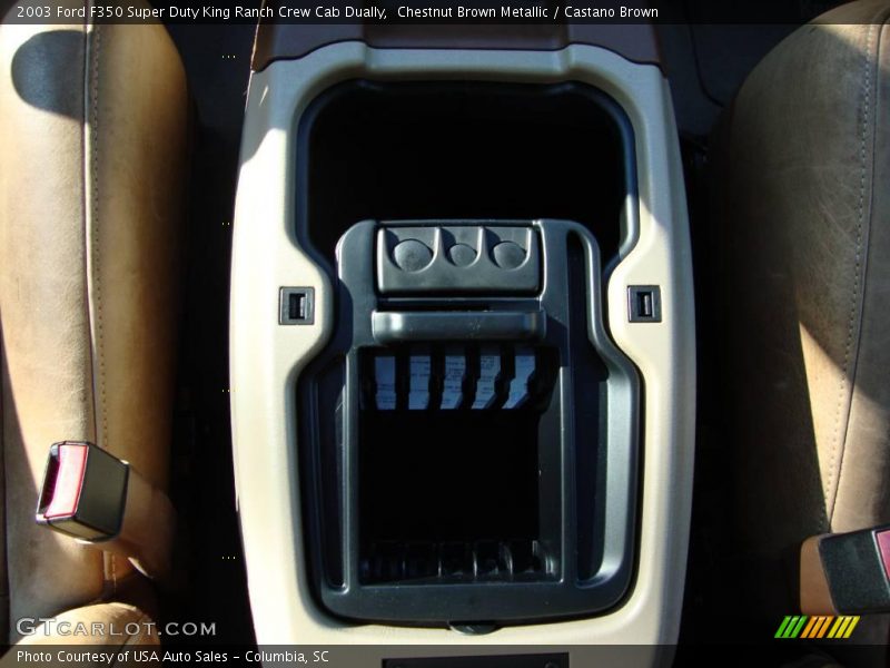 Chestnut Brown Metallic / Castano Brown 2003 Ford F350 Super Duty King Ranch Crew Cab Dually