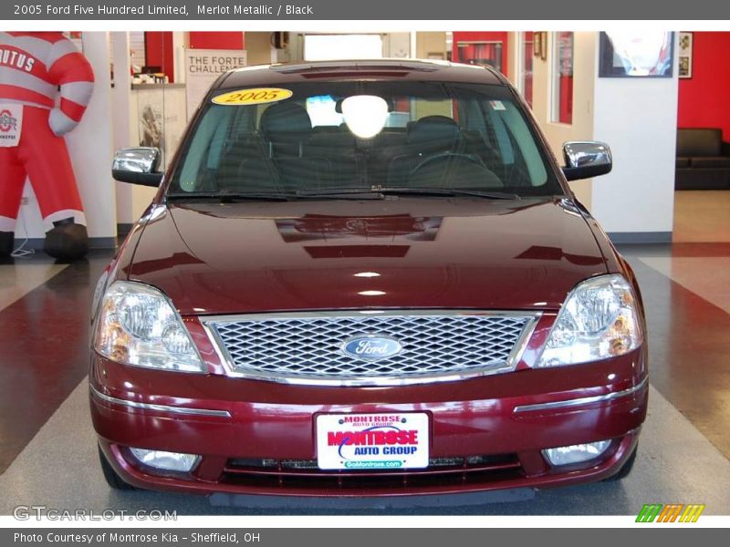 Merlot Metallic / Black 2005 Ford Five Hundred Limited