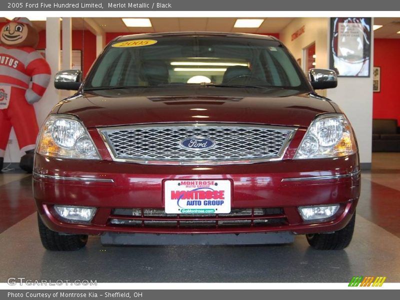 Merlot Metallic / Black 2005 Ford Five Hundred Limited