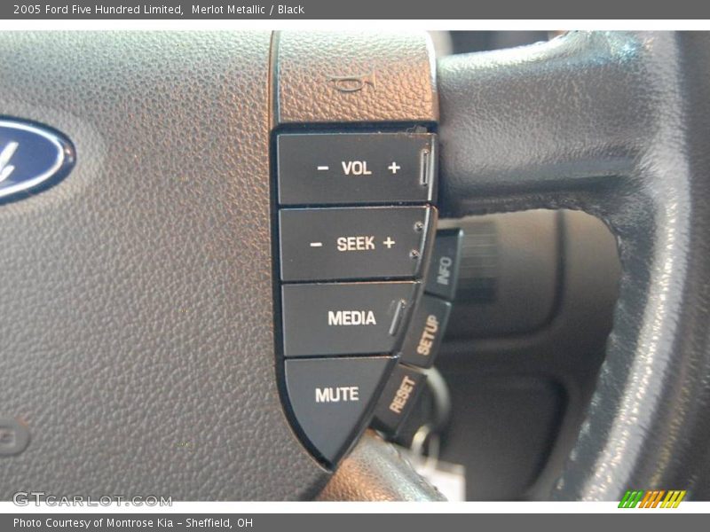 Merlot Metallic / Black 2005 Ford Five Hundred Limited