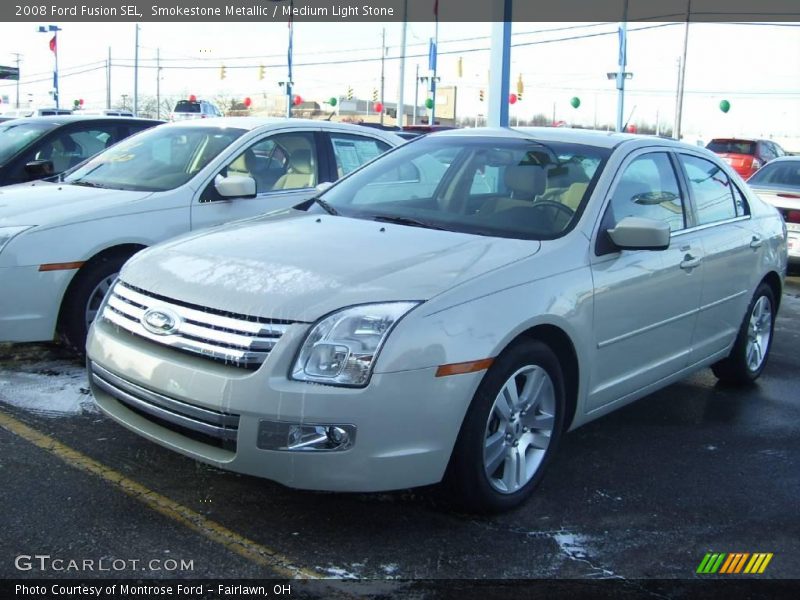 Smokestone Metallic / Medium Light Stone 2008 Ford Fusion SEL