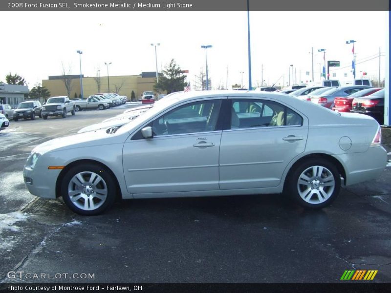 Smokestone Metallic / Medium Light Stone 2008 Ford Fusion SEL
