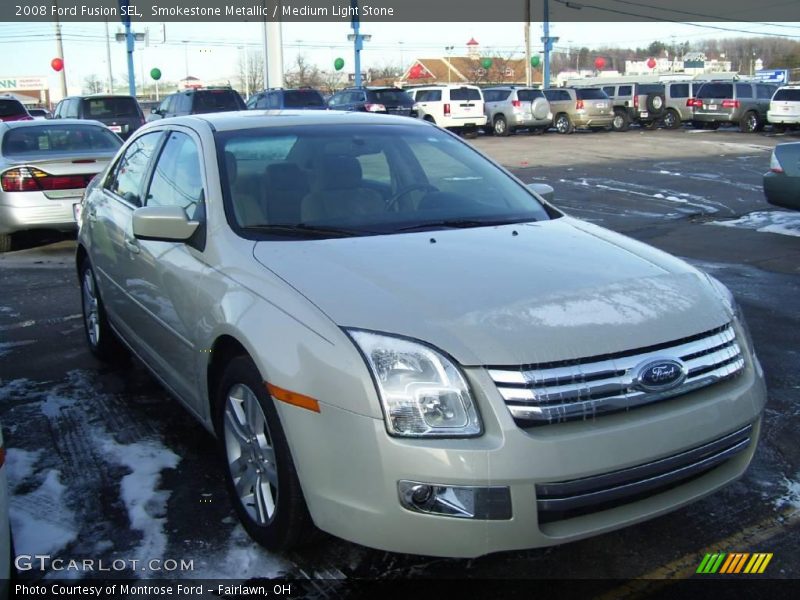 Smokestone Metallic / Medium Light Stone 2008 Ford Fusion SEL