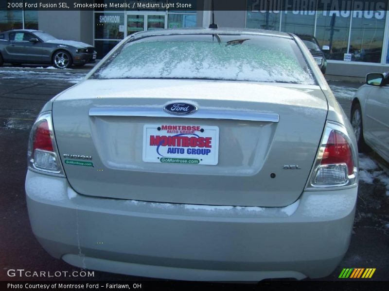 Smokestone Metallic / Medium Light Stone 2008 Ford Fusion SEL