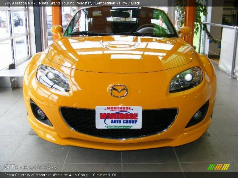 Competition Yellow / Black 2009 Mazda MX-5 Miata Grand Touring Roadster