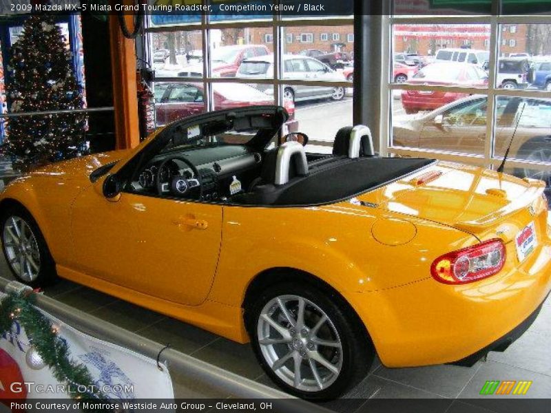 Competition Yellow / Black 2009 Mazda MX-5 Miata Grand Touring Roadster