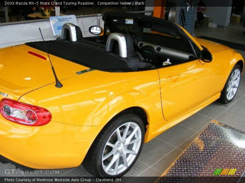 Competition Yellow / Black 2009 Mazda MX-5 Miata Grand Touring Roadster