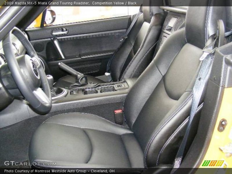 Competition Yellow / Black 2009 Mazda MX-5 Miata Grand Touring Roadster