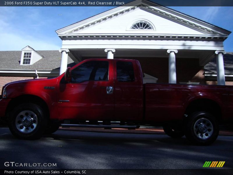 Red Clearcoat / Black 2006 Ford F350 Super Duty XLT SuperCab 4x4