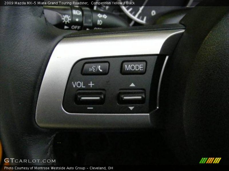 Competition Yellow / Black 2009 Mazda MX-5 Miata Grand Touring Roadster