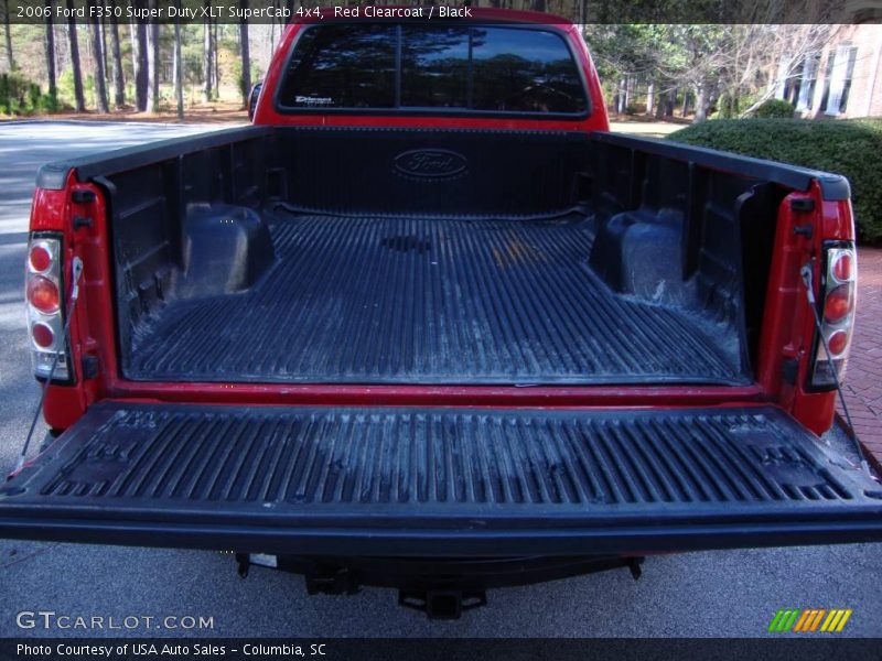 Red Clearcoat / Black 2006 Ford F350 Super Duty XLT SuperCab 4x4