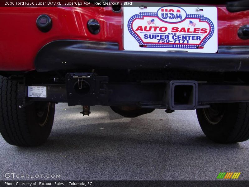 Red Clearcoat / Black 2006 Ford F350 Super Duty XLT SuperCab 4x4