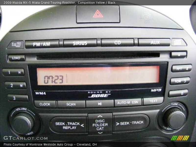 Competition Yellow / Black 2009 Mazda MX-5 Miata Grand Touring Roadster