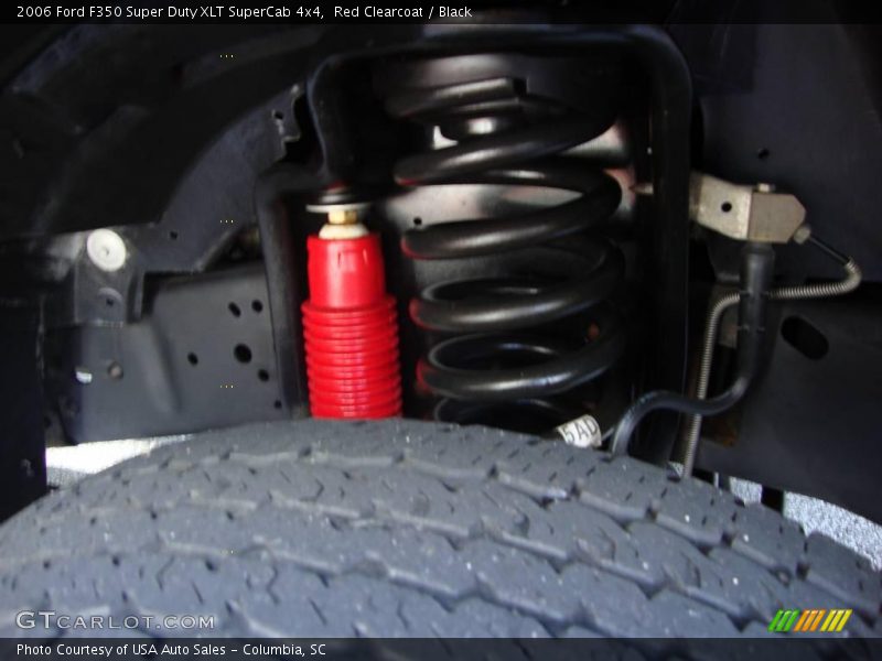 Red Clearcoat / Black 2006 Ford F350 Super Duty XLT SuperCab 4x4