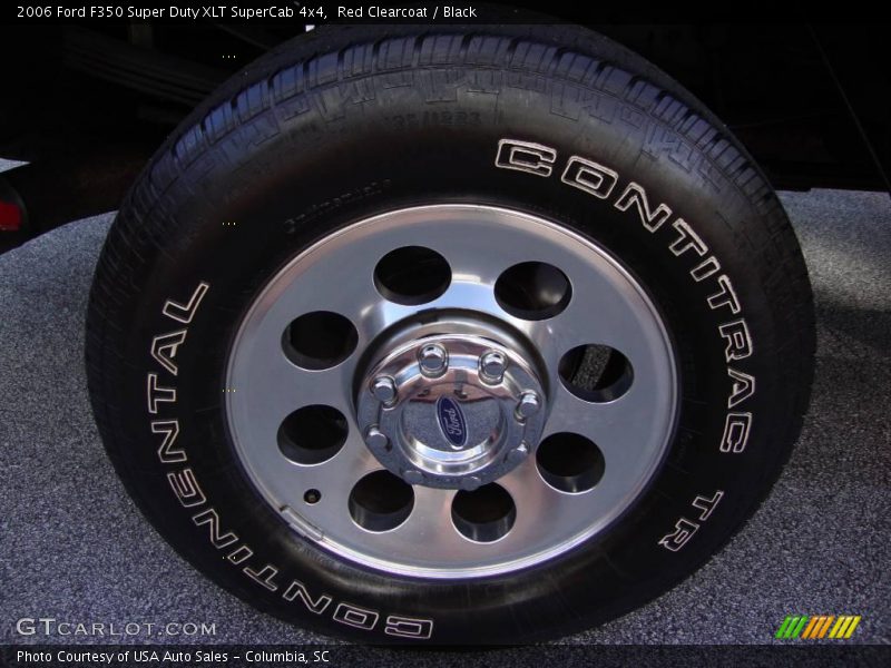 Red Clearcoat / Black 2006 Ford F350 Super Duty XLT SuperCab 4x4