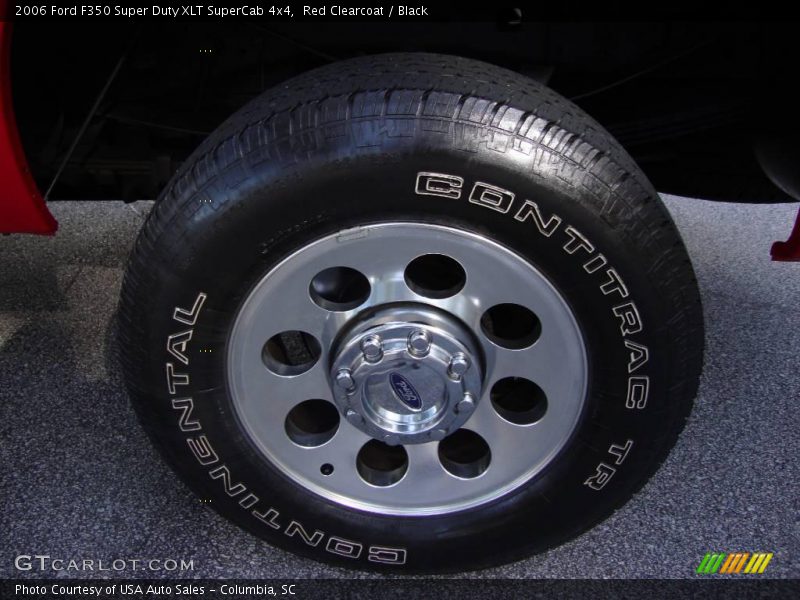 Red Clearcoat / Black 2006 Ford F350 Super Duty XLT SuperCab 4x4