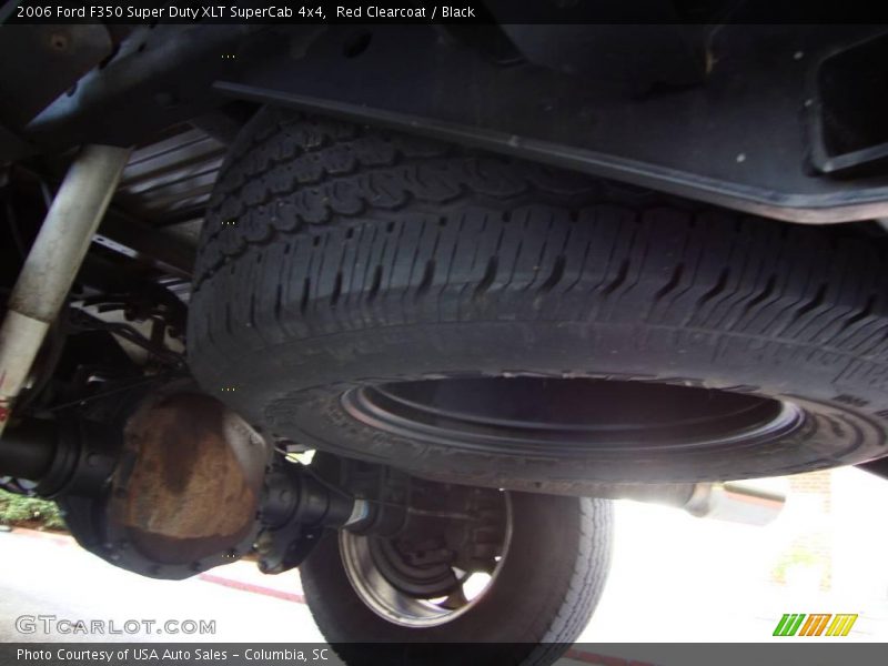 Red Clearcoat / Black 2006 Ford F350 Super Duty XLT SuperCab 4x4