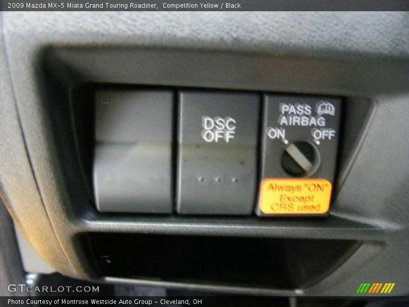 Competition Yellow / Black 2009 Mazda MX-5 Miata Grand Touring Roadster