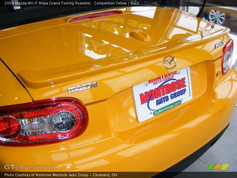 Competition Yellow / Black 2009 Mazda MX-5 Miata Grand Touring Roadster