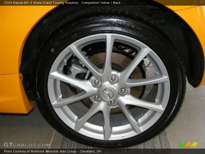 Competition Yellow / Black 2009 Mazda MX-5 Miata Grand Touring Roadster
