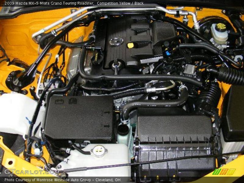 Competition Yellow / Black 2009 Mazda MX-5 Miata Grand Touring Roadster