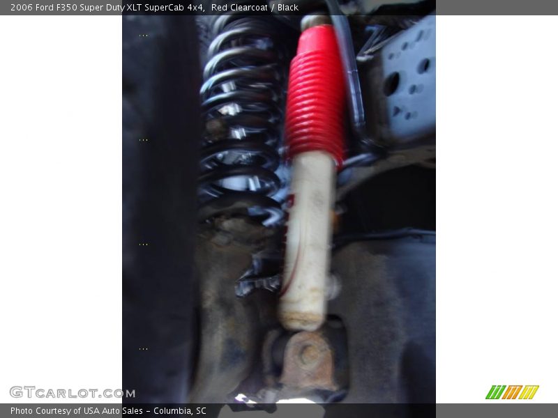 Red Clearcoat / Black 2006 Ford F350 Super Duty XLT SuperCab 4x4