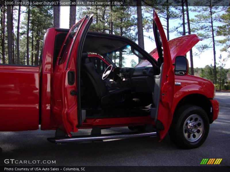 Red Clearcoat / Black 2006 Ford F350 Super Duty XLT SuperCab 4x4