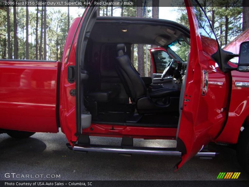 Red Clearcoat / Black 2006 Ford F350 Super Duty XLT SuperCab 4x4