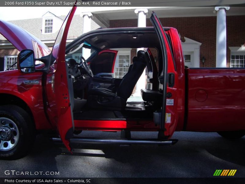 Red Clearcoat / Black 2006 Ford F350 Super Duty XLT SuperCab 4x4