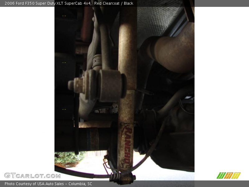Red Clearcoat / Black 2006 Ford F350 Super Duty XLT SuperCab 4x4